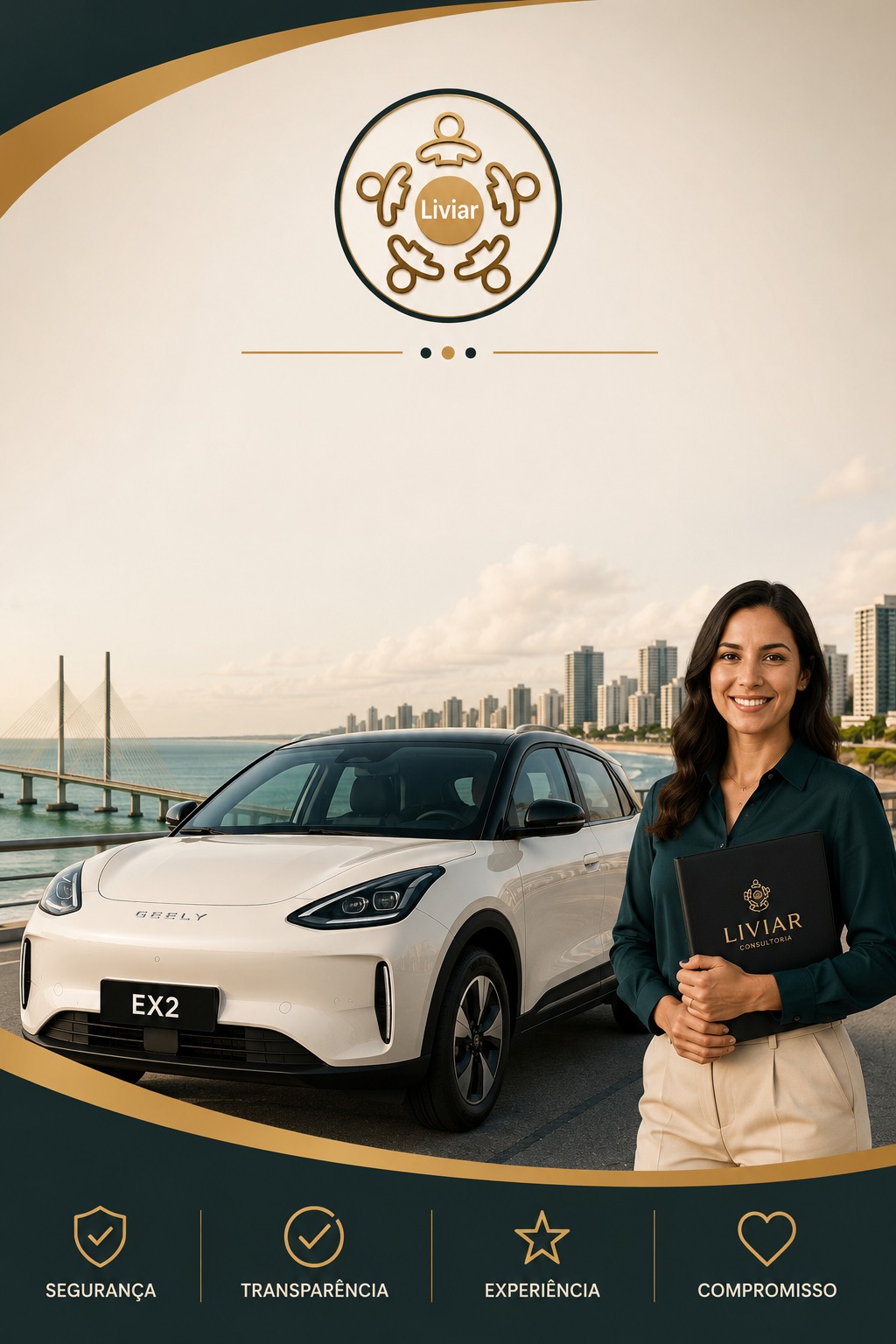 Faça seu Consórcio Geely EX2 com a Liviar Consultoria
